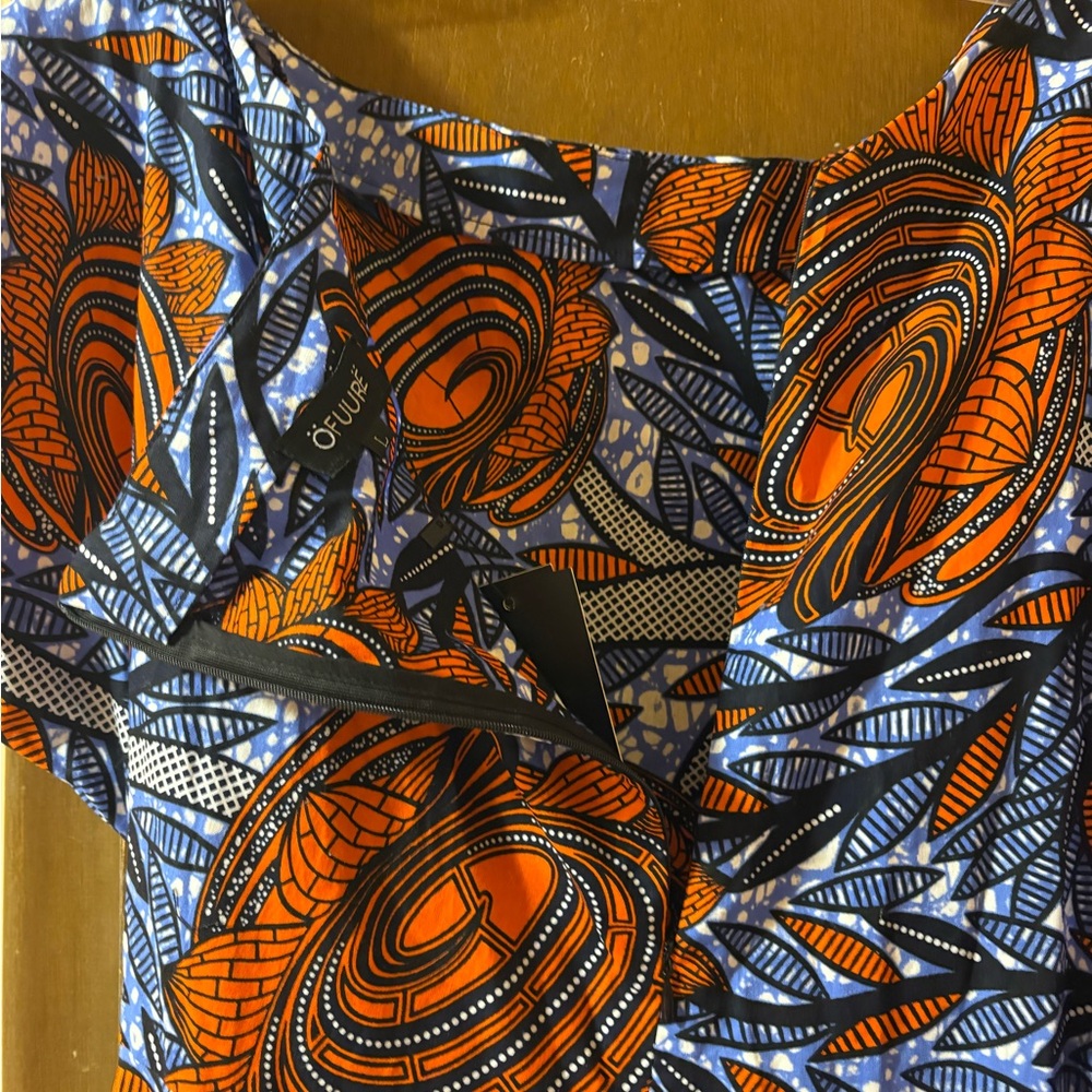 NWT Ofuure Fayo African Print Dress - Picture 8 of 10